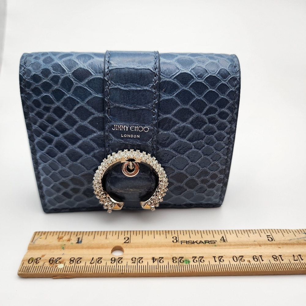 Jimmy Choo snake skin wallet